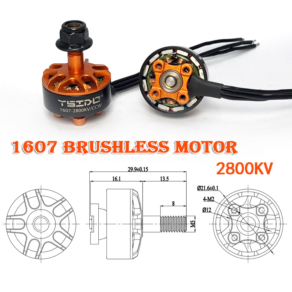 Ysido มอเตอร์2800KV 1607 3850K - Walksnail Avatar Hd Goggles X บทวิจารณ์และราคา